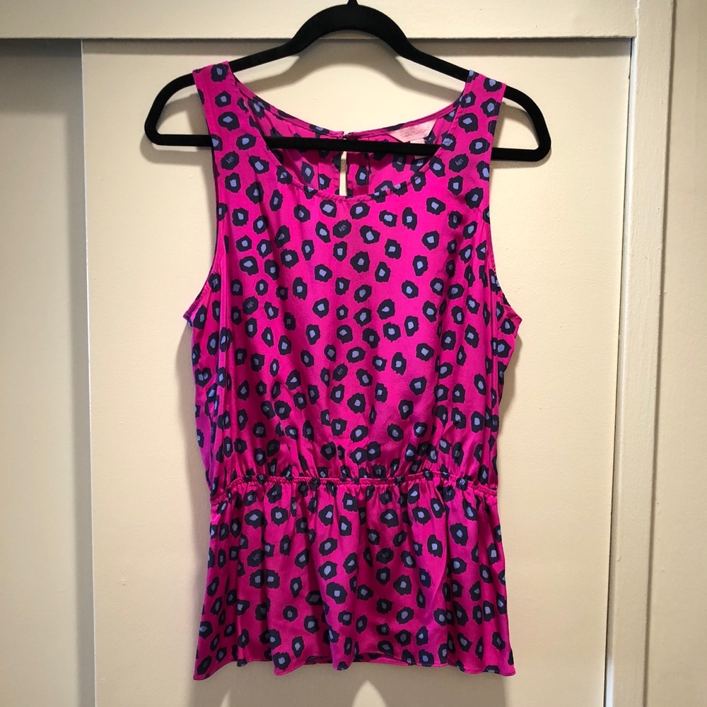 Lilly Pulitzer Silk top Size Large. Pink